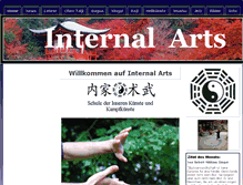 Tablet Screenshot of internal-arts.de